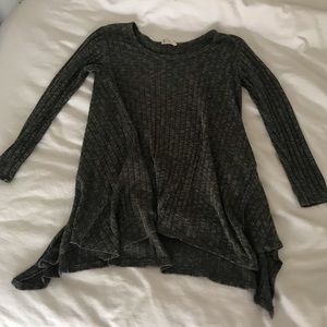 Hunter green casual cute top